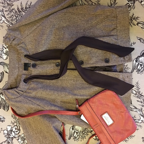 Attention Brown Tweed Pageboy Blazer Jacket - Picture 2 of 8